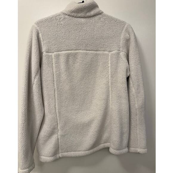 Patagonia Women's Medium Cream Re-Tool Snap-T Fleece Preppy Outdoor Pullover - Picture 3 of 7